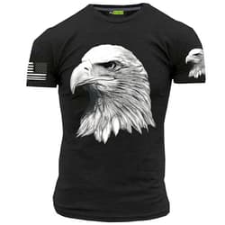 Picontshirt American Bald Eagle T-Shirt Men's Patriotic Shirts