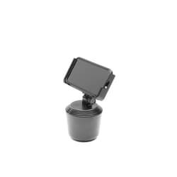 WeatherTech CupFone Two View – Adjustable, Universal Cup Holder Phone Mount Car & Truck Accessory – Best Design for iPhone & Smartphone Charging – Black Plastic Knobs