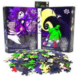 Nightmare Before Christmas Jigsaw Puzzle for Teens Bundle - 2 Pack Jack Skellington Jigsaw Puzzles 300 Piece Each with Stickers | Nightmare Before Christmas Puzzles for Adults