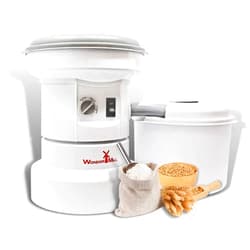 WONDERMILL Powerful High Speed Electric Grain Mill Grinder for Healthy Gluten-Free Flours - Grain Grinder Mill, Wheat Grinder, Flour Mill Machine and Flour Mill Grinder for Home and Professional Use - Wondermill