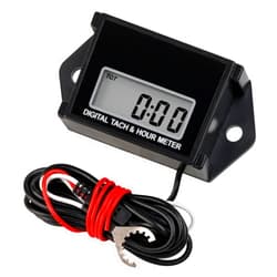 Runleader Digital Hours Tachometer,Waterproof Design for Gasoline Powered Lawn Mower Generator Motorcycle Outboard Motor Chainsaw etc.