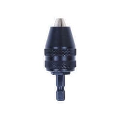 AUTOTOOLHOME 1/4-inch Hex Shank Keyless Drill Chuck for impact driver Quick Change Chuck Adapter Power Screwdriver to Drill Converter Conversion Tool
