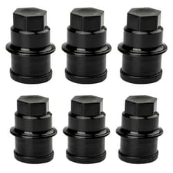 ZUDZUW 8PCS Black Wheel Nut Cover for Chevy GMC Cadillac 12472838 15767268 9597158