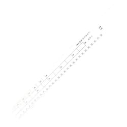 LEYILE Mixing Tool Standard Car Paint Ruler for Measuring Car BodyPaint Mixing Ruler Corrosion Resistant Measuring Tool