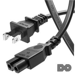 Mellbree Sewing Machine Power Cord, 6FT AC Power Cable Compatible with Brother, Singer, Bernina, White, Baby-Lock, Viking and Pfaff Sewing Machine