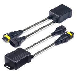Xprite H8/H9/H11 LED Headlight Canbus Decoder Anti Flicker Harness Error Free Resistor Decoder for LED Headlight Bulbs, Pack of 2