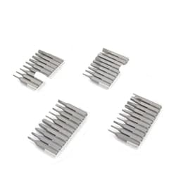 Qiipii Precision S2 Steel 4mm screwdriver bit set 38pcs - Phillips 000 00 and more, Flathead, Torx 2 3 4 5 6, Torx Security, Pentalobem, Hex, Tri-Wing, Triangle, U-shaped Bits in Case Collection