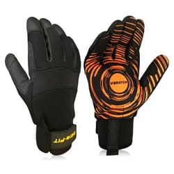 Intra-FIT Professional Anti Vibration Glove,EN388 Certified, Heavy Duty Jack Jammer Gloves