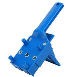 Walfront 8PcsSet Woodworking Punch Guia Taladro, Drill JigHole Locator Self Centering Doweling Jig Drilling Doweling Tools for Carpentry Drill Bits Handheld Jigs 6/8/10mm (Blue)
