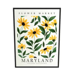 HomeArtPrint Maryland Art Print, Maryland Poster Wall art Decor, Maryland State Map Travel Poster, Home Office Wall Decoration, Bedroom, Living Room Artwork. (Maryland B, 11x14 inches (Unframed))