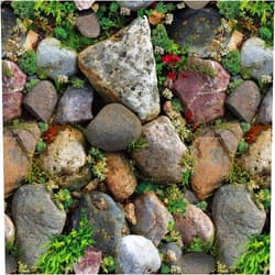 Ruirui-home Self Adhesive 3D Retro Waterproof Wall Panels Brick Effect Wallpaper- Furniture Stickers Sticky Back Plastic Peel and Stick Removable Vinyl Film for Living Room Bedroom (A)