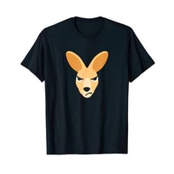 Australien Beuteltiere lustige Beuteltier Sprüche Funny kangaroo face for Australia holidays T-Shirt