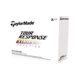 TaylorMade Golf Tour Response Stripe Practice Ball 24 Ball Pack