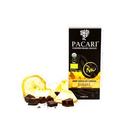 Pacari Org. choc. Covered bananas