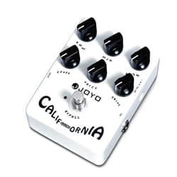 JOYO Overdrive Distortion Pedal Amp Simulator Rock Tones from OD to Dist for Electric Guitar Effect - Bypass (California Sound JF-15)