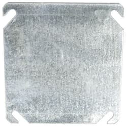 Raco Hubbell-Raco 8752-5 Flat Blank Square Cover, 4-Inch