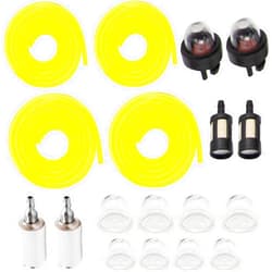 Laffoonparts AC04122 4 Feet Fuel Line Kit Fuel Filter Primer Bulb Kit Replacement for Zama Poulan Craftman HusQvarna Ryobi Homelite Small Engine Chainsaw Trimmer Blower Weed Eater Carburetor