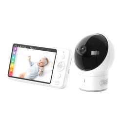 eufy Security Baby Monitor Spaceview E110 with Security Camera and 2-Way Audio, 720p HD Resolution, Night Vision, 5
