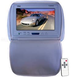 Pyle PL90HRGR Adjustable Headrest/ Built-In 9-Inch TFT-LCD Monitor with IR Transmitter (Gray)