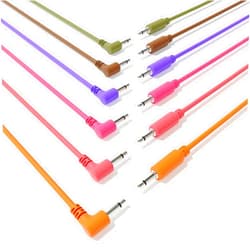 ExcelValley Hybrid Mono Modular Patch Cables - TS 3.5mm 1/8