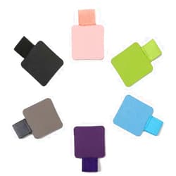 Duehut HLLMX 6 PCS Pen Loop Holder Self-Adhesive Leather Pen Loop with Elastic Band for Notebooks, Journals, Calendars, Planner,6 Colors