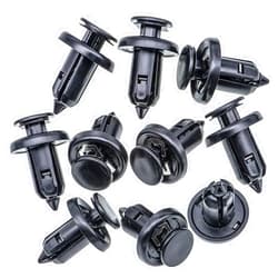 Rexka 10pcs Bumper Fender Grille Splash Shield Clips 91506-S9A-003 Stem Length 16 mm Compatible with Honda Acura Accord Civic CR-V Odyssey MDX RDX TSX TL ILX