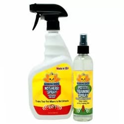 Bodhi Dog Not Here Spray 32oz + Potty Training Spray 8oz Bundle