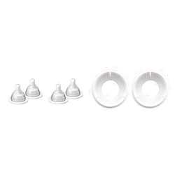 MAM Bottle Nipples Extra Slow Flow Nipple Size 0, for Newborn Babies and Older & Easy Start Anti Colic Bottle Valve Replacement,2 Count (Pack of 1)