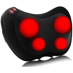 Papillon Back Massager with Heat,Shiatsu Neck Massager Pillow for Back,Neck,Shoulder,Foot & Lower Back Pain Relief,Electric Kneading Massager, Gifts for Women/Men/Dad/Mom/Fathers Day/Mothers Day