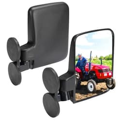 KEMIMOTO Tractor Side Mirrors, 114 Lbs Side Mirrors for Tractors, Forklifts, Lawn Movers, Small Dozers, Lift Trucks, Compatible with John Deere, Kubota, Toyota, CASE IH