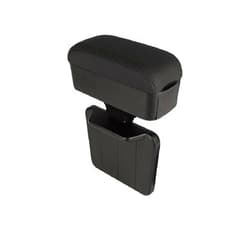 JEYODA Car Armrest Box with Cup Holder Car Central Liftable Armres Storage Organizer Box Arm Rest，Car Seat Gap Filler Organizer 1PC (Black)