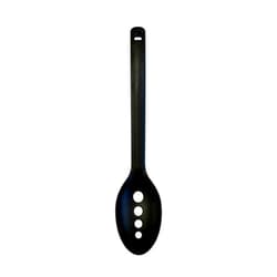 Fox Run Nylon Slotted Spoon, Black, 13