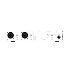 Arturia - MiniFuse 2 - Compact USB Audio & MIDI Interface with Creative Software for Recording, Production, Podcasting, Guitar - White