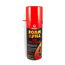 Red Devil 0909 Fill Large Gaps & Cracks Expanding Polyurethane Foam Sealant, 12 oz, Off White