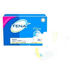 TENA ProSkin Flex Super Belted Undergarment, Incontinence, Disposable, Heavy Absorbency, Large, 30 Count, 30 Packs, 30 Total