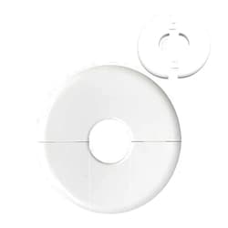 LOGRRMTH ABS Wall Split Flange Self-Adhesive Tape Round Escutcheon Plate Cover for Water Pipe Faucet Decoration Accessories faucet pipe flange pipe cover (16)