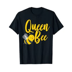 Queen Bee Tees Queen Bee TShirt Beehive Bee Keeping T-Shirt
