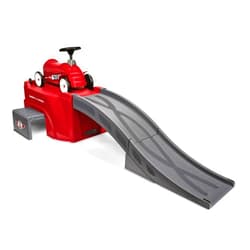 Radio Flyer Ride On Kids Toy, Indoor and Outdoor Sport Car with Ramp, 500, Red