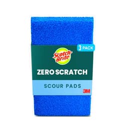 Scotch-Brite® Zero Scratch Scour Pad, 3 Scrubbing Pads, Non-Scratch Scouring Pads for Kitchen and Dish Cleaning