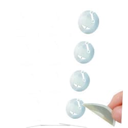 BetterJonny 50pcs NFC Tags, BetterJonny NFC Cards, NFC Stickers Ntag 215 NFC Tag NFC Coin Cards Compatible with TagMo & Amiibo, NFC Enabled Mobile Phones and Devices, Round, White