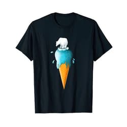 Eisbär Planet Erde Umweltschutz Geschenk Shirts Eisbär auf Eis- There is no planet B Environmental Protection T-Shirt T-Shirt