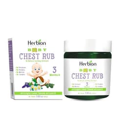 Herbion Naturals Baby Chest Rub, Ages 3 Months+, All-Natural Soothing Ointment with Coconut Oil, Eucalyptus, Lavender, Chamomile, Shea Butter, Petroleum & Menthol-Free, Non-GMO; For Baby Essentials