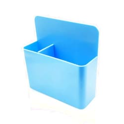 OPTSPTOY 1 Pack Magnetic Marker Holder, Dry Erase Marker Holder Chalk Pen Storage Organizer for Whiteboard/Blackboard, Fridge/Regrigerator, Metal Locker, and Cabinet, (Blue)