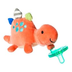 Mary Meyer WubbaNub Infant Pacifier, 6-Inches, Pebblesaurus Dinosaur
