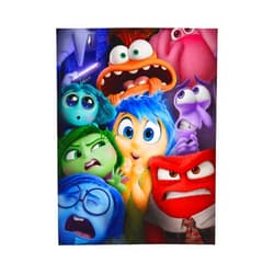 Fpgrksa Inside 3D Out Blankets Soft Lightweight Plush Cozy Cartoon Throw Blanket All Seasons Blanket Movie Gifts for Bed Sofa