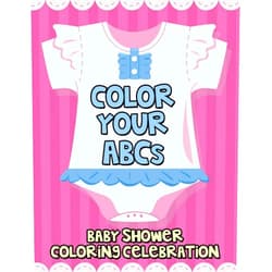 Jolia LLC Color Your ABCs: Baby Shower Coloring Celebration