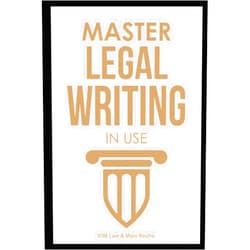 IDM Law,Marc Roche Master Legal Writing in Use + Workbook + 100 Expert Email, Letter & Legal Memo Templates. Clear & Effective Legal Writing for Beginners & Law School ... Legal Writing, Vocabulary & Terminology)