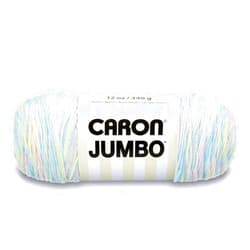 Caron 29400909010 Jumbo Ombre Yarn, 12 oz, Baby Rainbow, 1 Ball