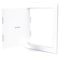 TICONN Access Panel for Drywall, 12 x12 Inch ABS Plastic Wall Hole Cover Access Doors, Easy Install Plumbing Wall Access Panel for Drywall, Ceiling, Wiring and Cables