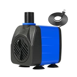 AQUANEAT Small Fountain Pump, 160 GPH Submersible Water Pump for Aquarium Fish Tank, Outdoor Water Fountain, Hydroponics, Pond Filter Pump